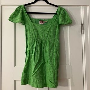 Juicy Couture Green Tunic Top, S